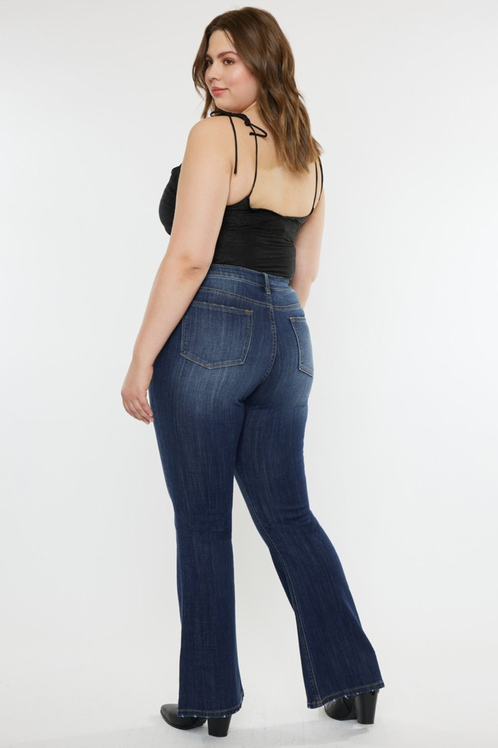 Phoenix Mid Rise Classic Slim Flare Jeans
