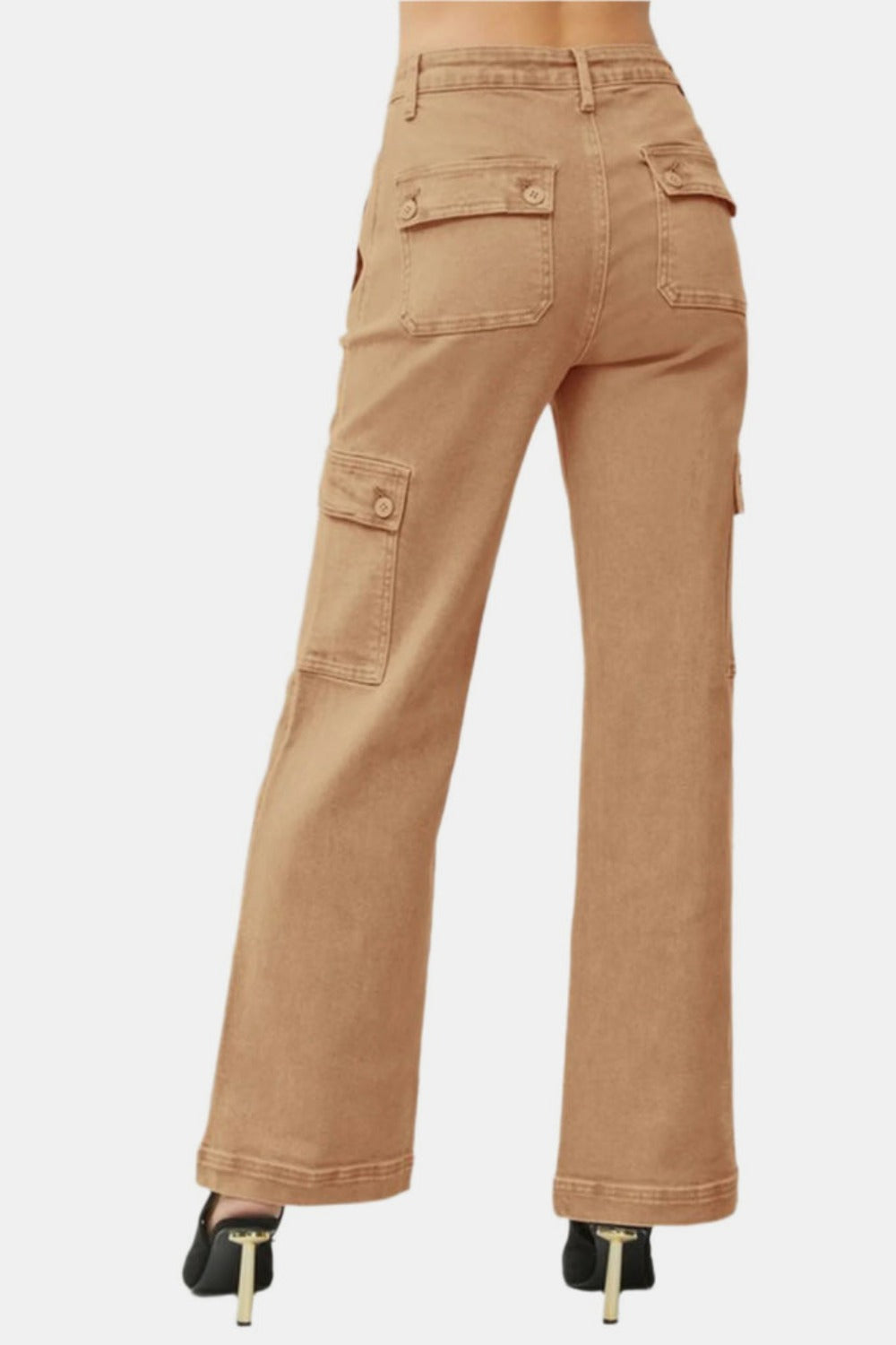 Reyna High Rise Wide Leg Cargo Jeans