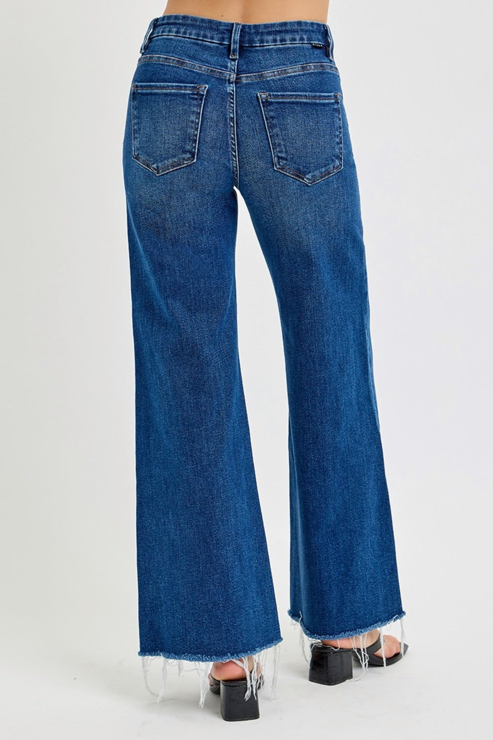 Maura High Rise Tummy Control Wide Leg Jeans