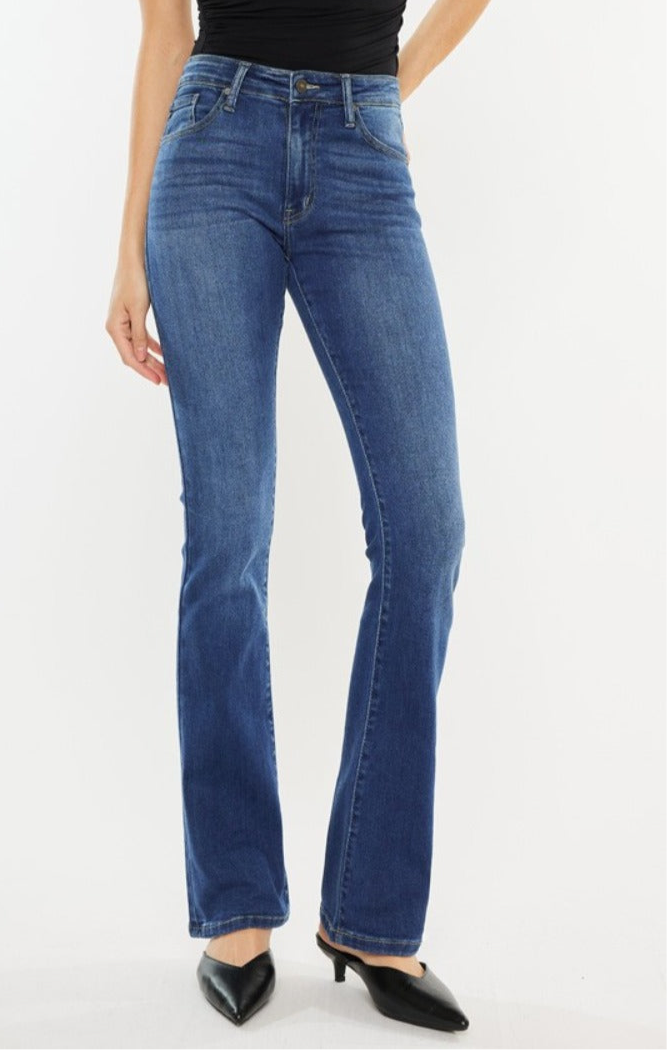 Milena High Rise Classic Slim Bootcut Jeans