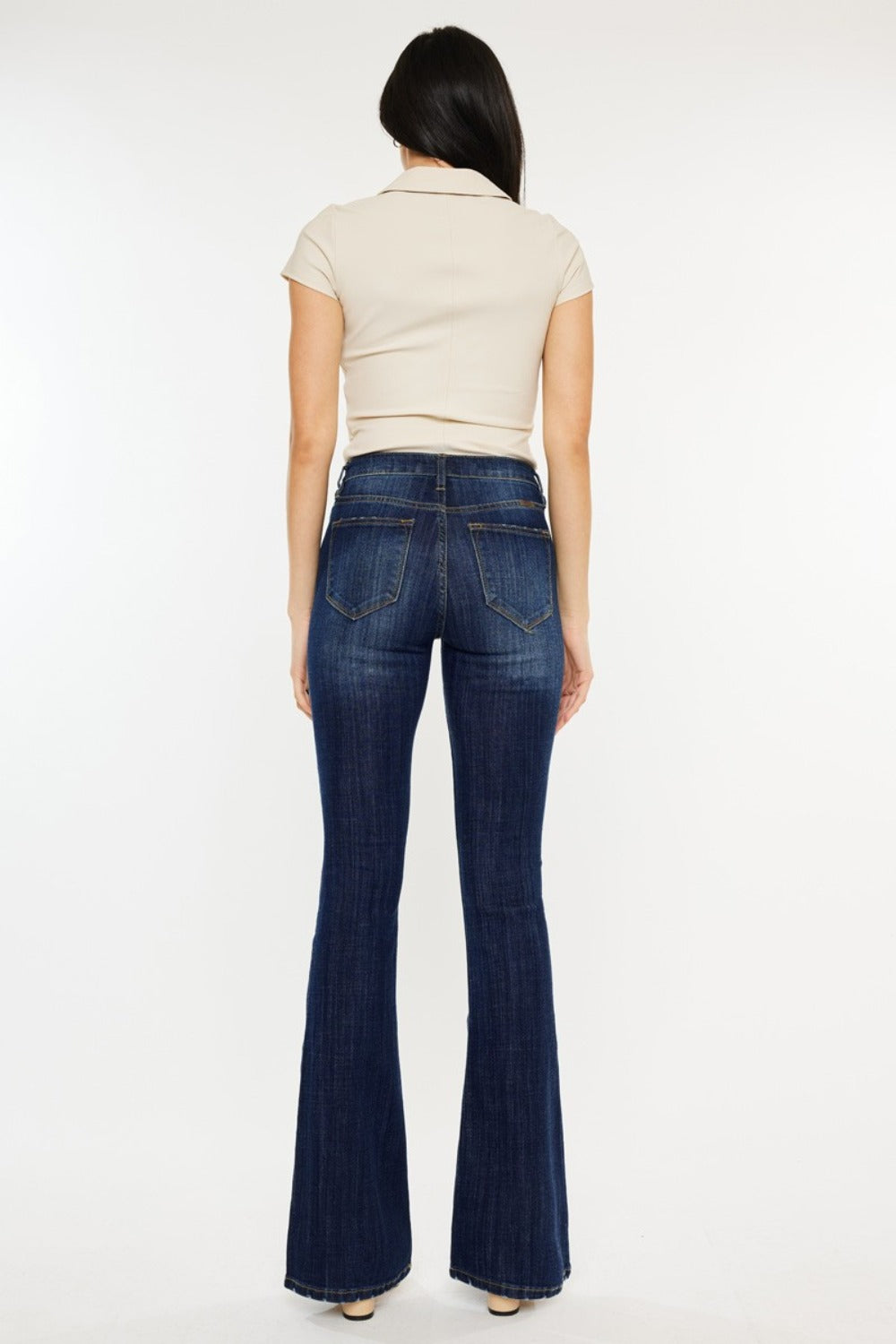 Phoenix Mid Rise Classic Slim Flare Jeans