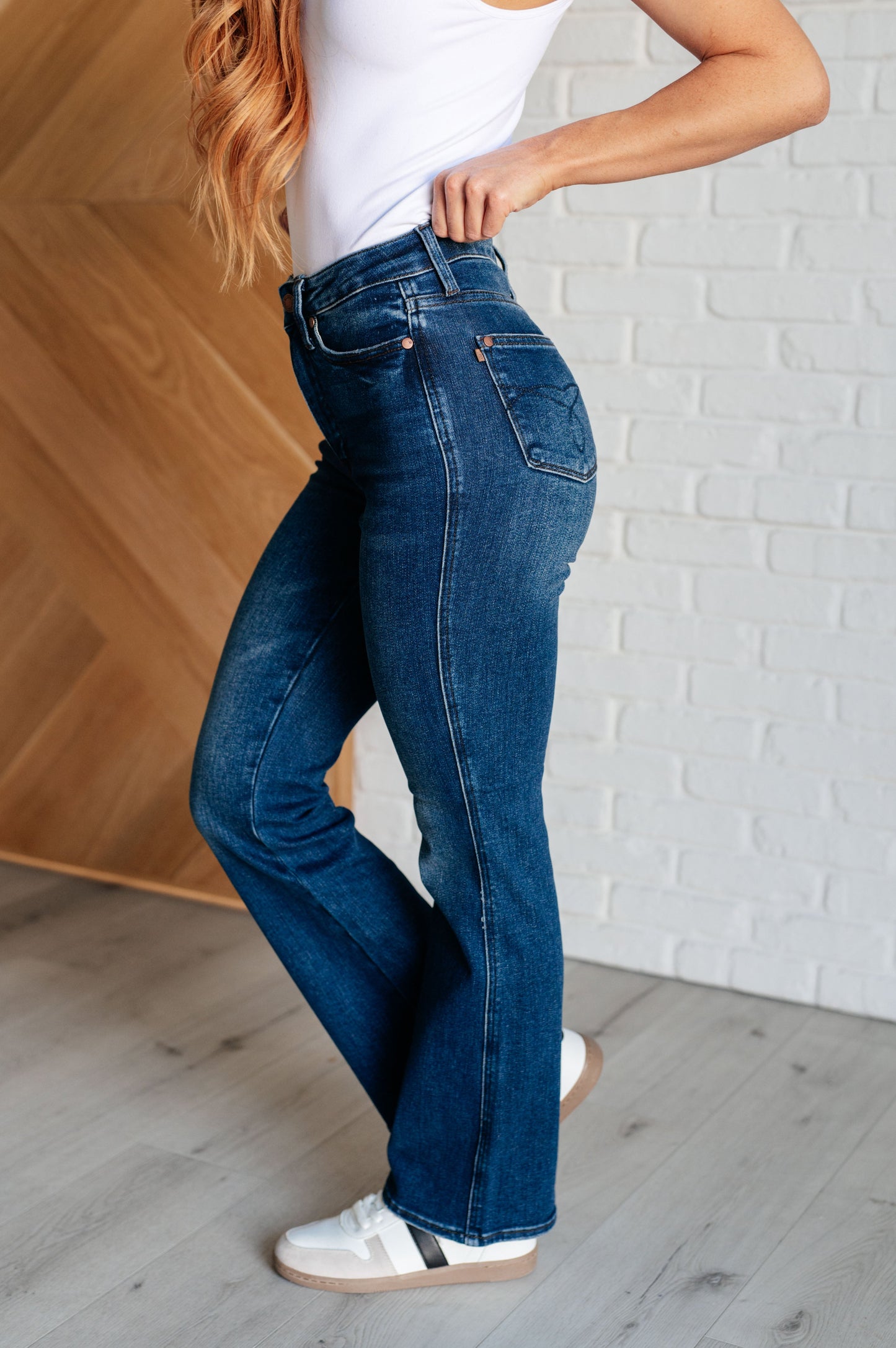 Sonoma High Rise Control Top Bootcut Jeans (Short Inseam)