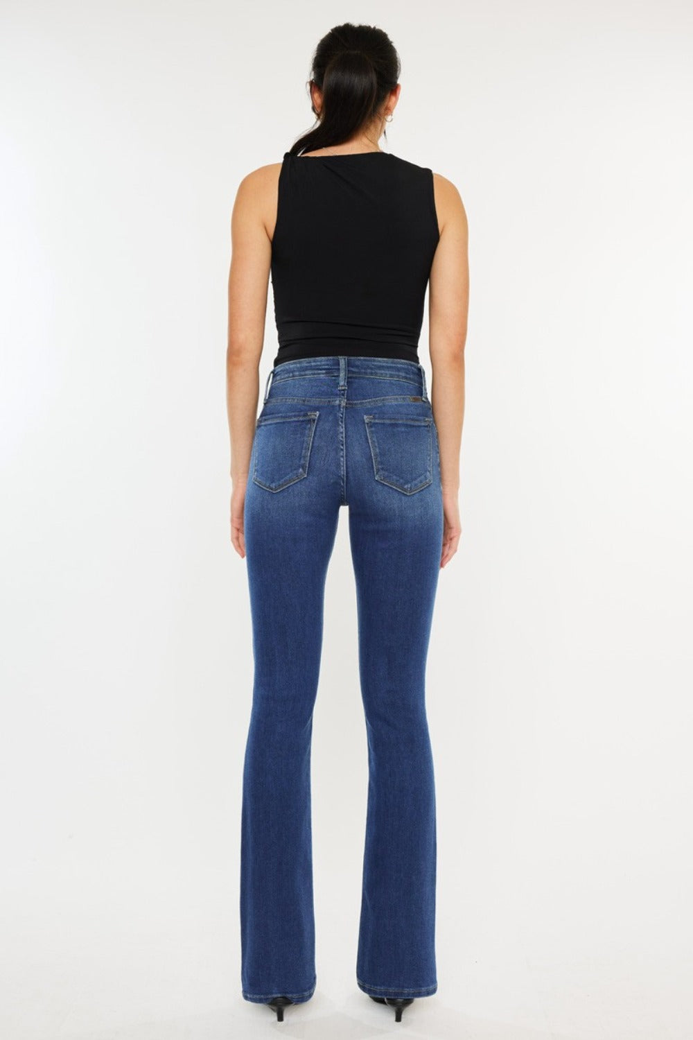 Milena High Rise Classic Slim Bootcut Jeans
