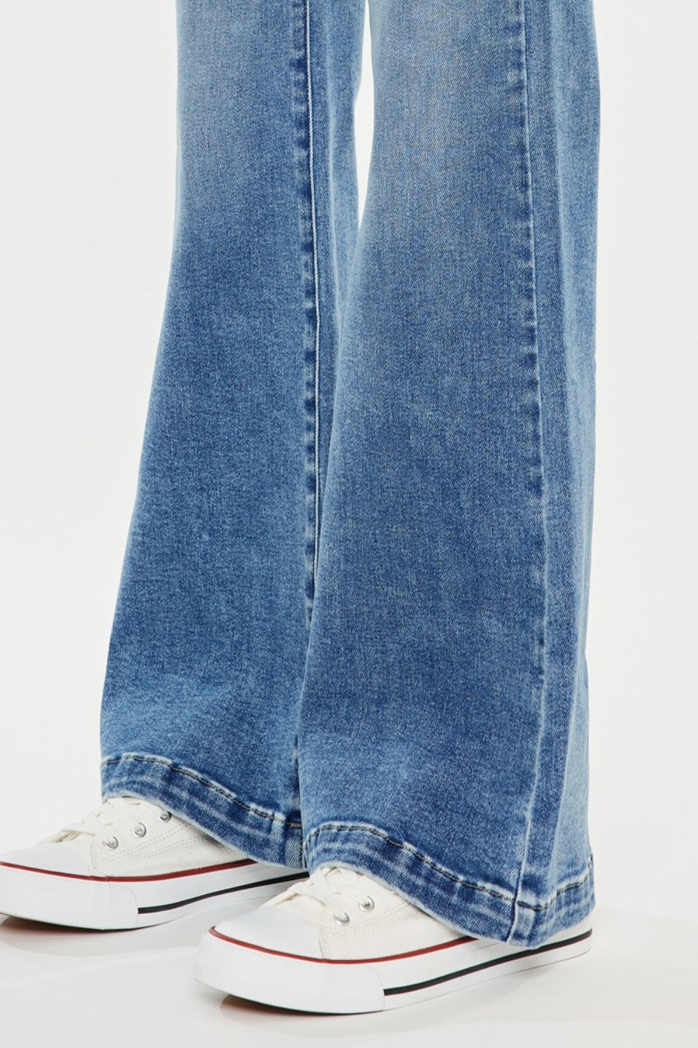 Kessa High Rise Wide Leg Flare Jeans