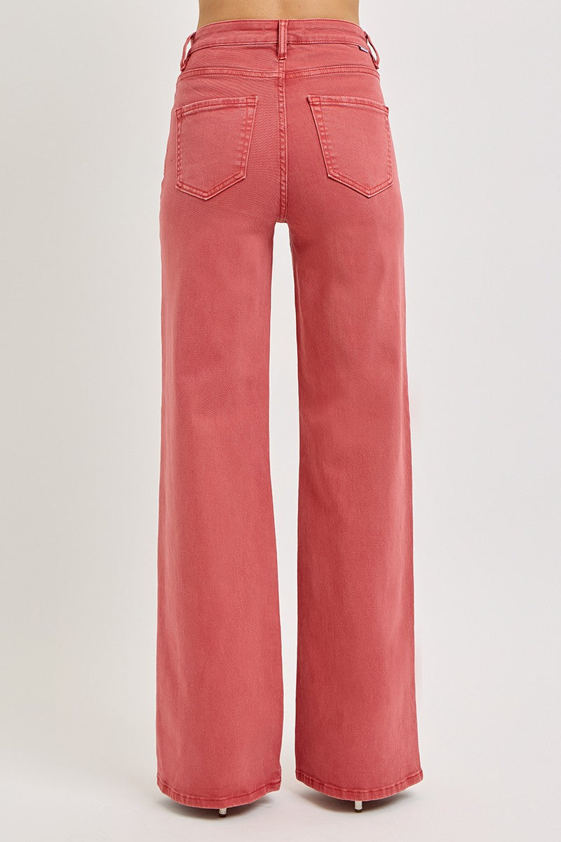 Berkeley High Rise Tummy Control Wide Leg Jeans