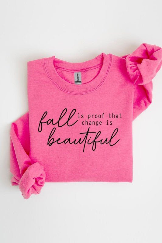 Fall Is Proof That Graphic Fleece Sweatshirts - Driftwood Boutique
