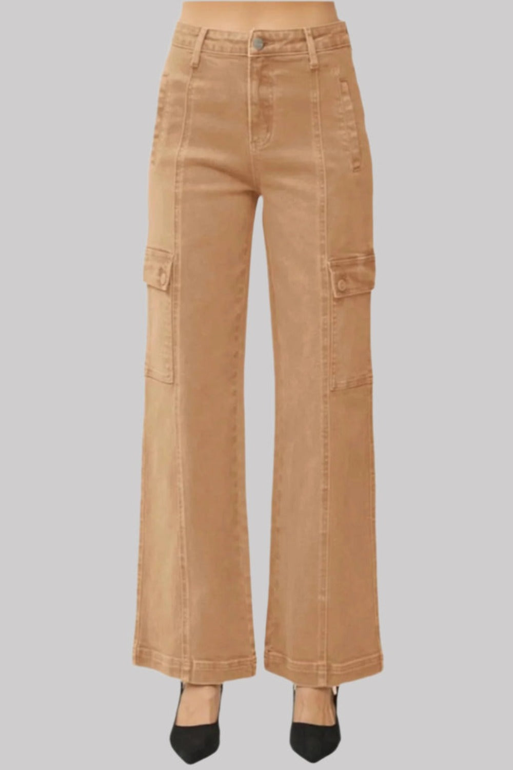 Reyna High Rise Wide Leg Cargo Jeans