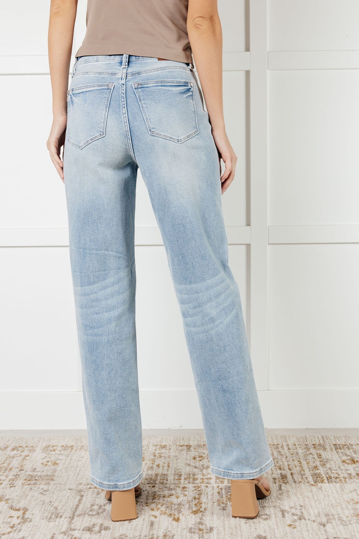 Patricia High Rise Rigid Magic 90's Straight Jeans - Driftwood Boutique