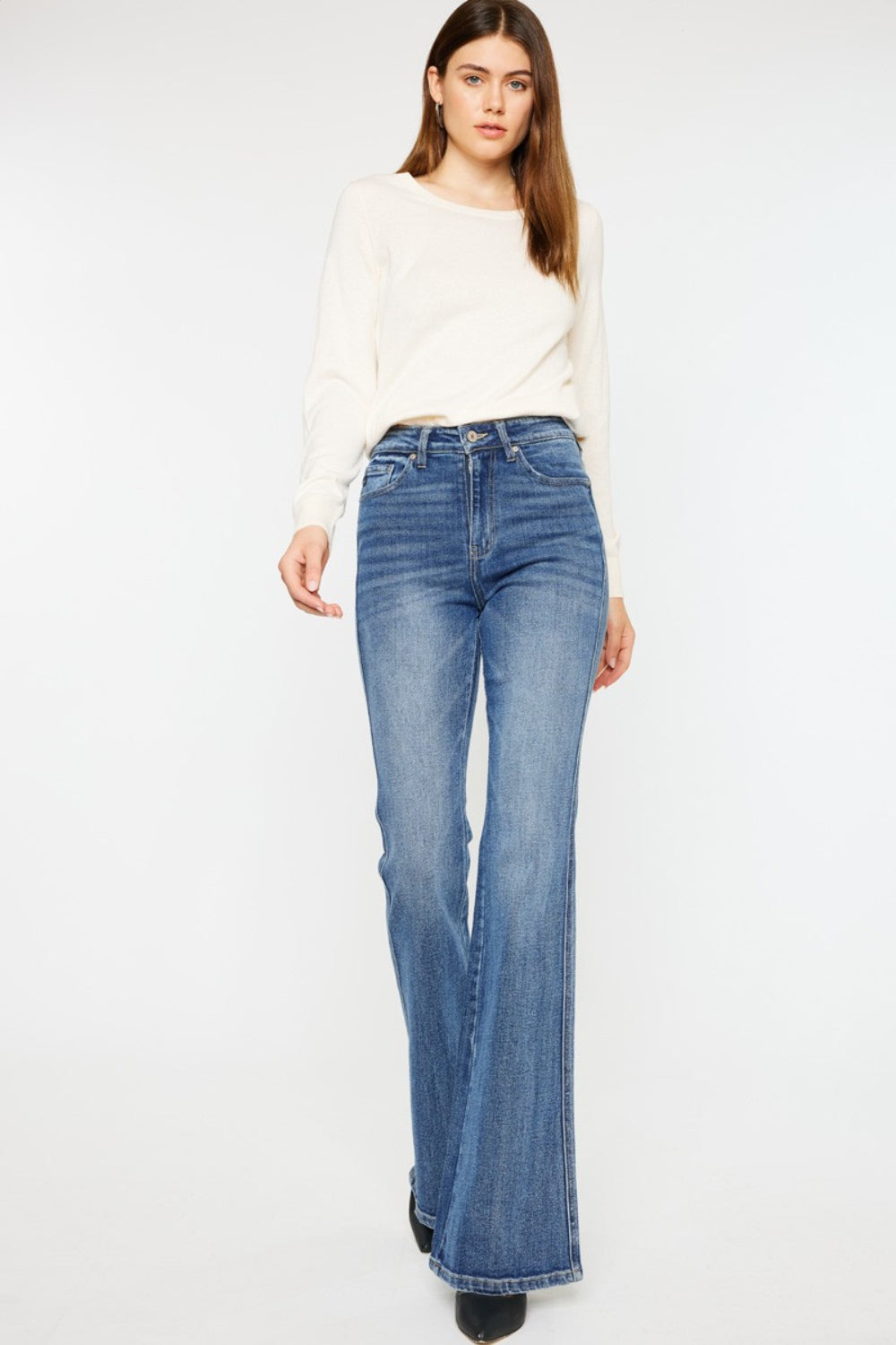 Savannah High Rise Retro Flare Jeans