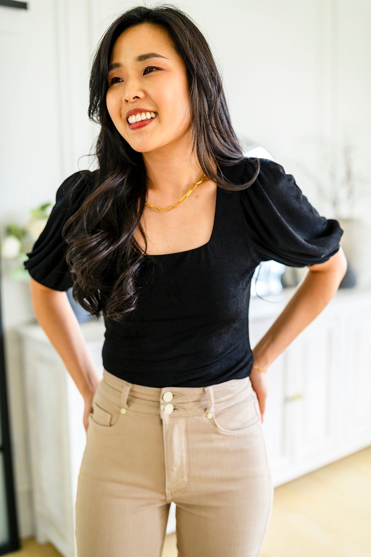 A Total Vision Square Neck Bodysuit - Driftwood Boutique