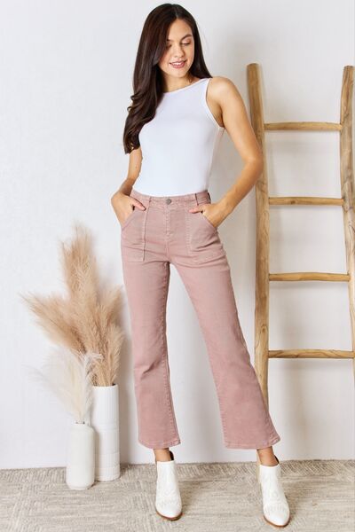 Lizzy High Rise Ankle Flare Jeans