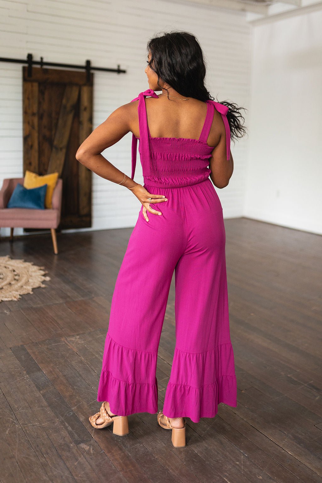 Almost Available Flared Jumpsuit - Driftwood Boutique