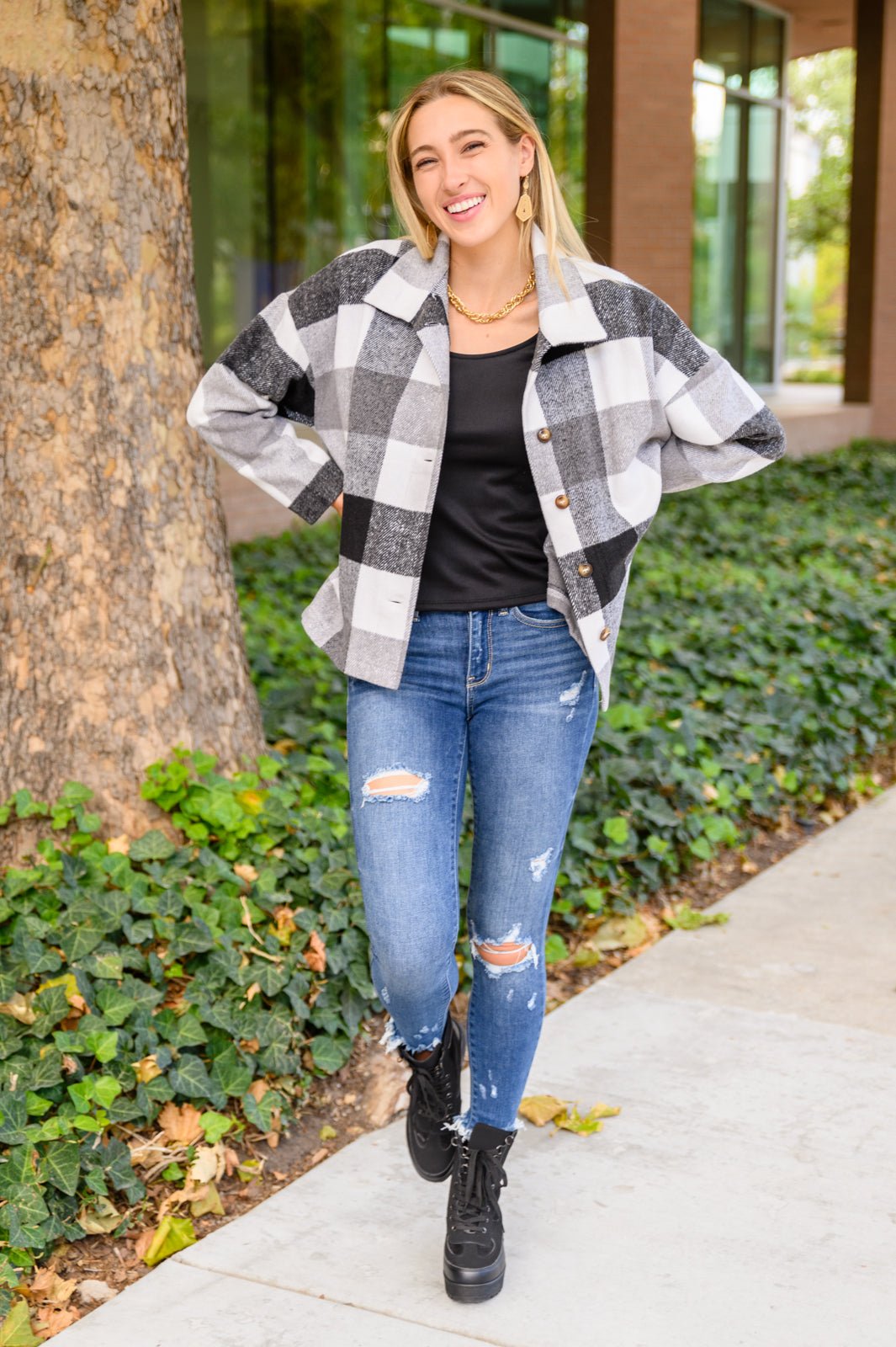Can You Believe It Basic Long Sleeve Top In Black - Driftwood Boutique