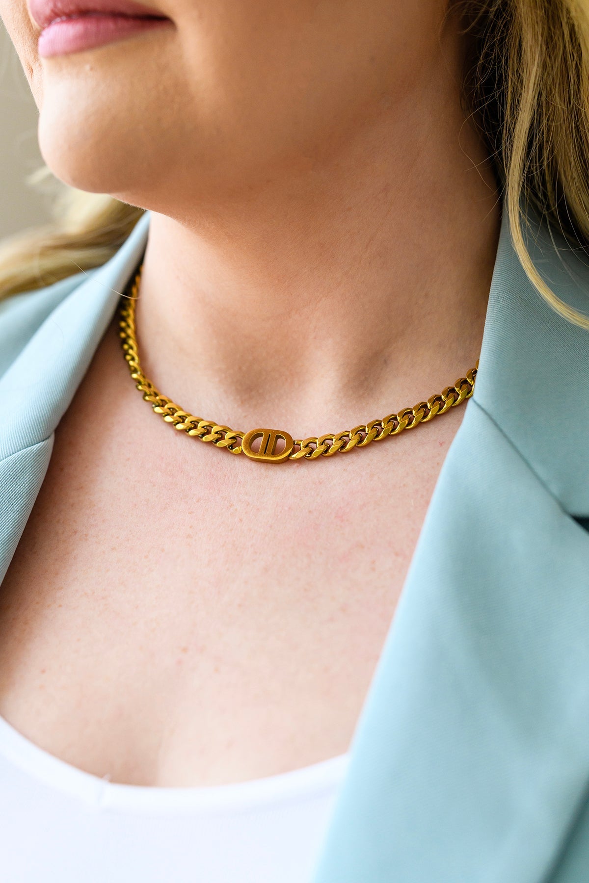 Decadent Darling Link Chain Choker - Driftwood Boutique