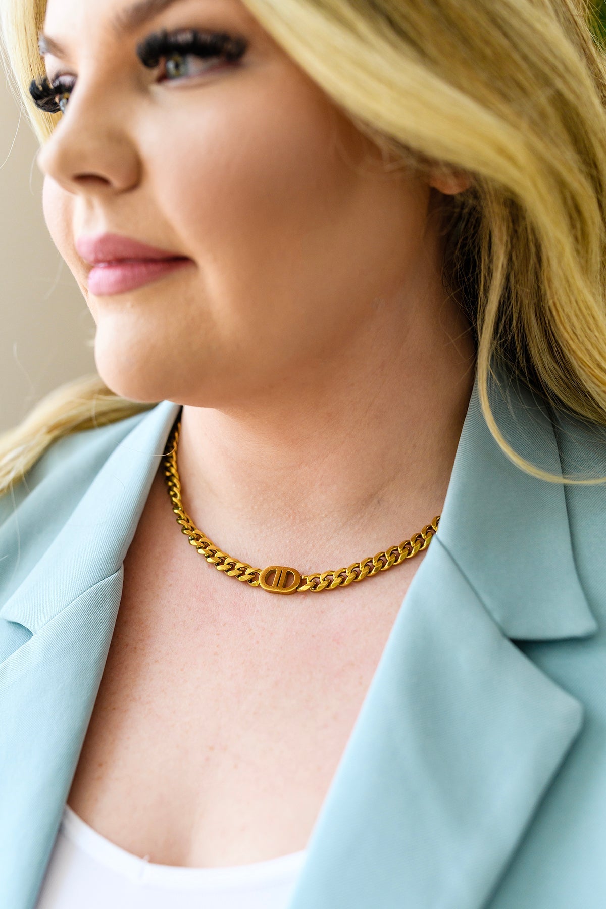 Decadent Darling Link Chain Choker - Driftwood Boutique