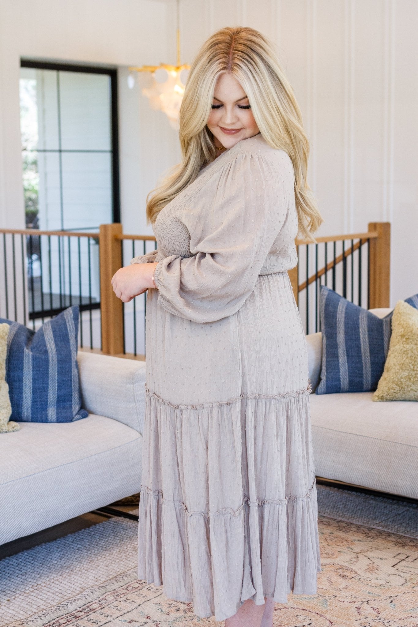 Easy Come, Easy Go Tiered Midi Dress - Driftwood Boutique