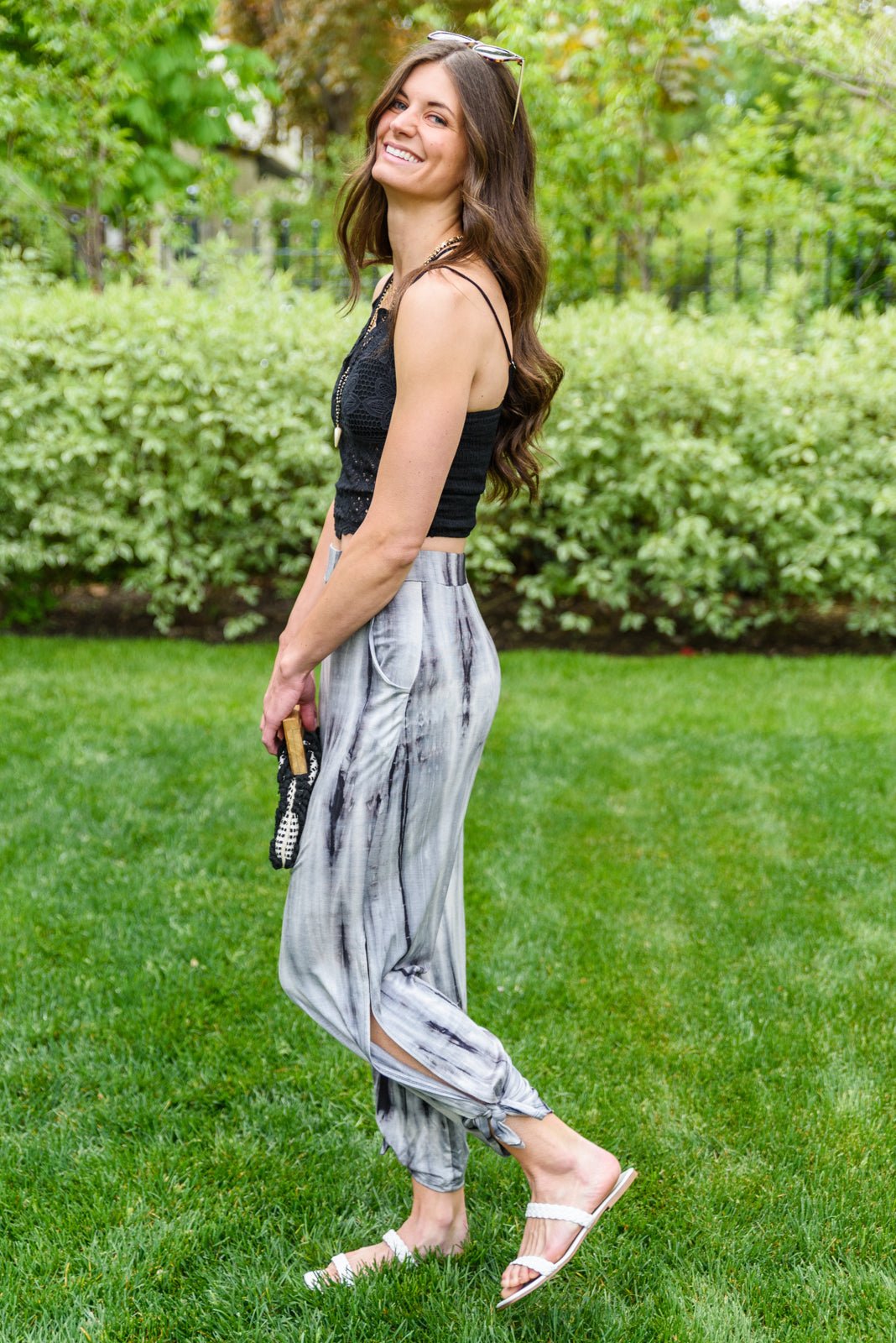 First Class Pant In Tie Dye - Driftwood Boutique