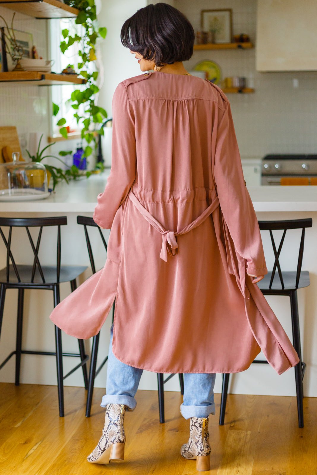First Day Of Spring Jacket in Dusty Mauve - Driftwood Boutique