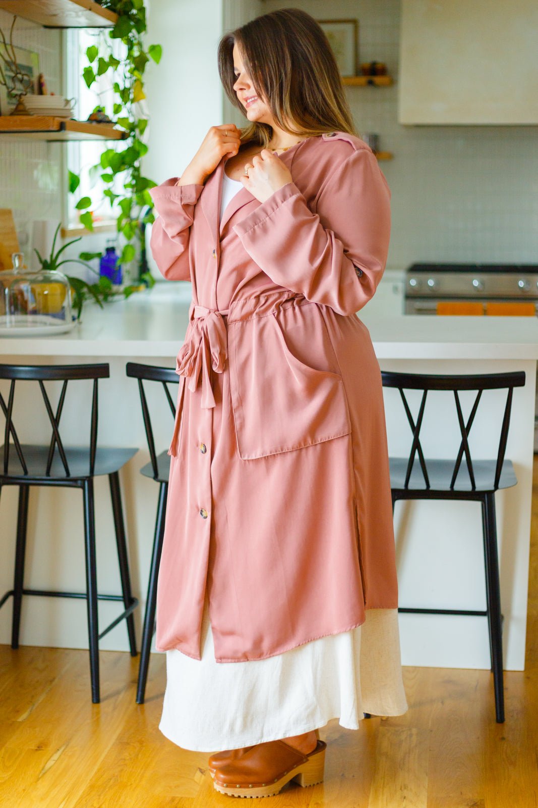 First Day Of Spring Jacket in Dusty Mauve - Driftwood Boutique