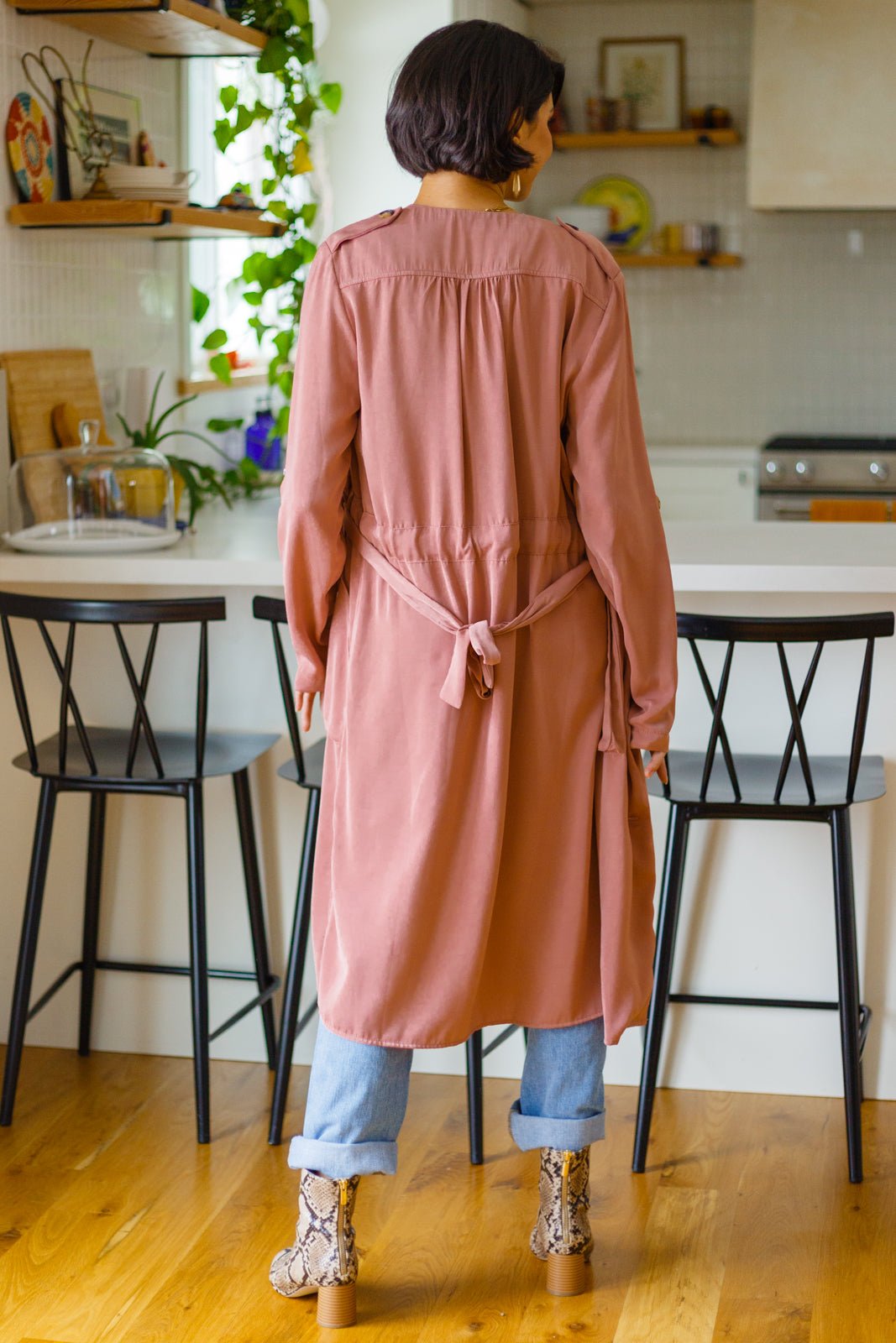 First Day Of Spring Jacket in Dusty Mauve - Driftwood Boutique
