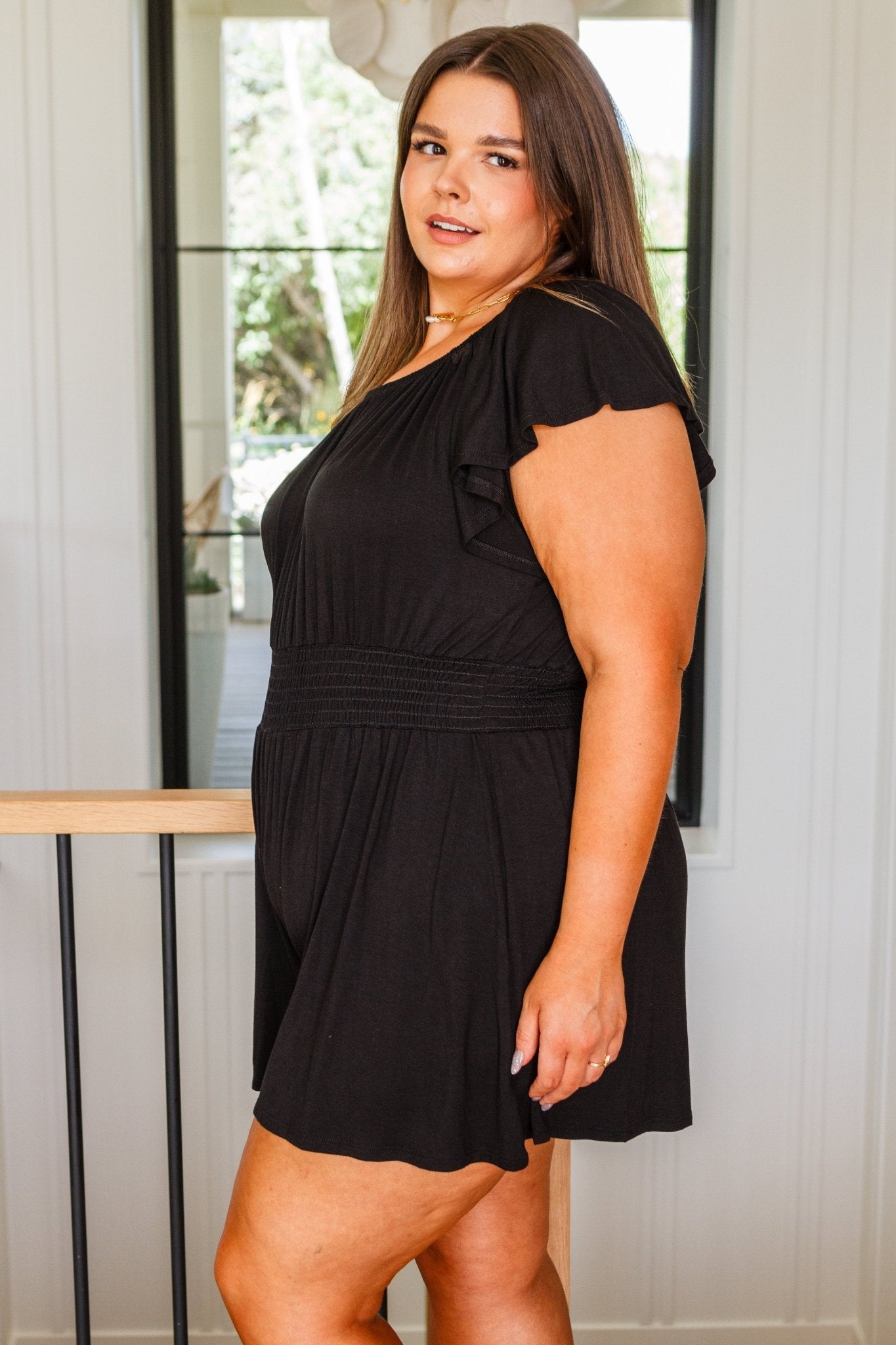 From What I Gathered Romper - Driftwood Boutique