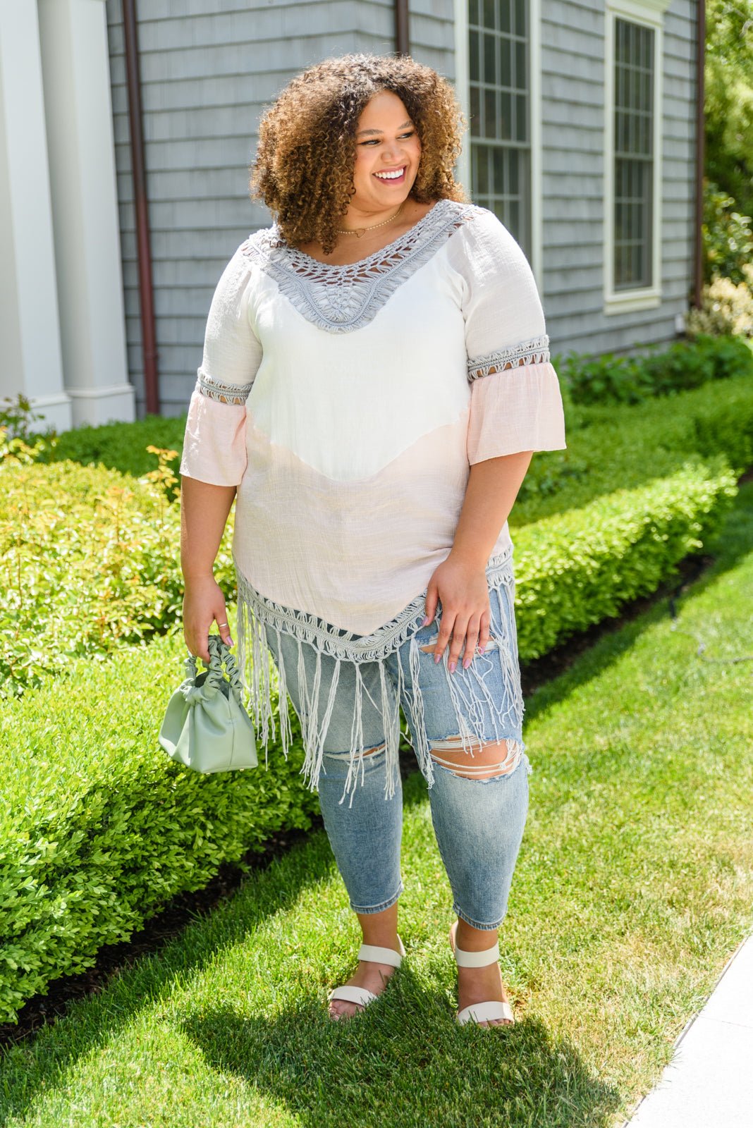 Get Me Started Poncho - Driftwood Boutique
