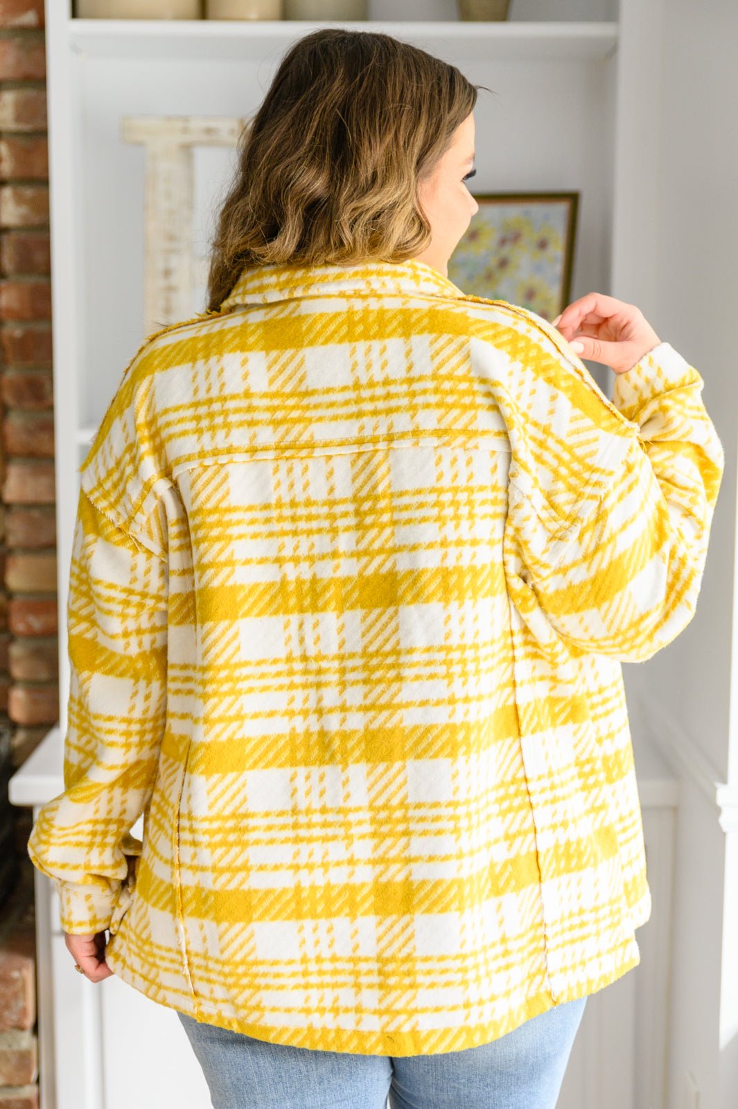 Hard To Miss Shacket In Mustard - Driftwood Boutique