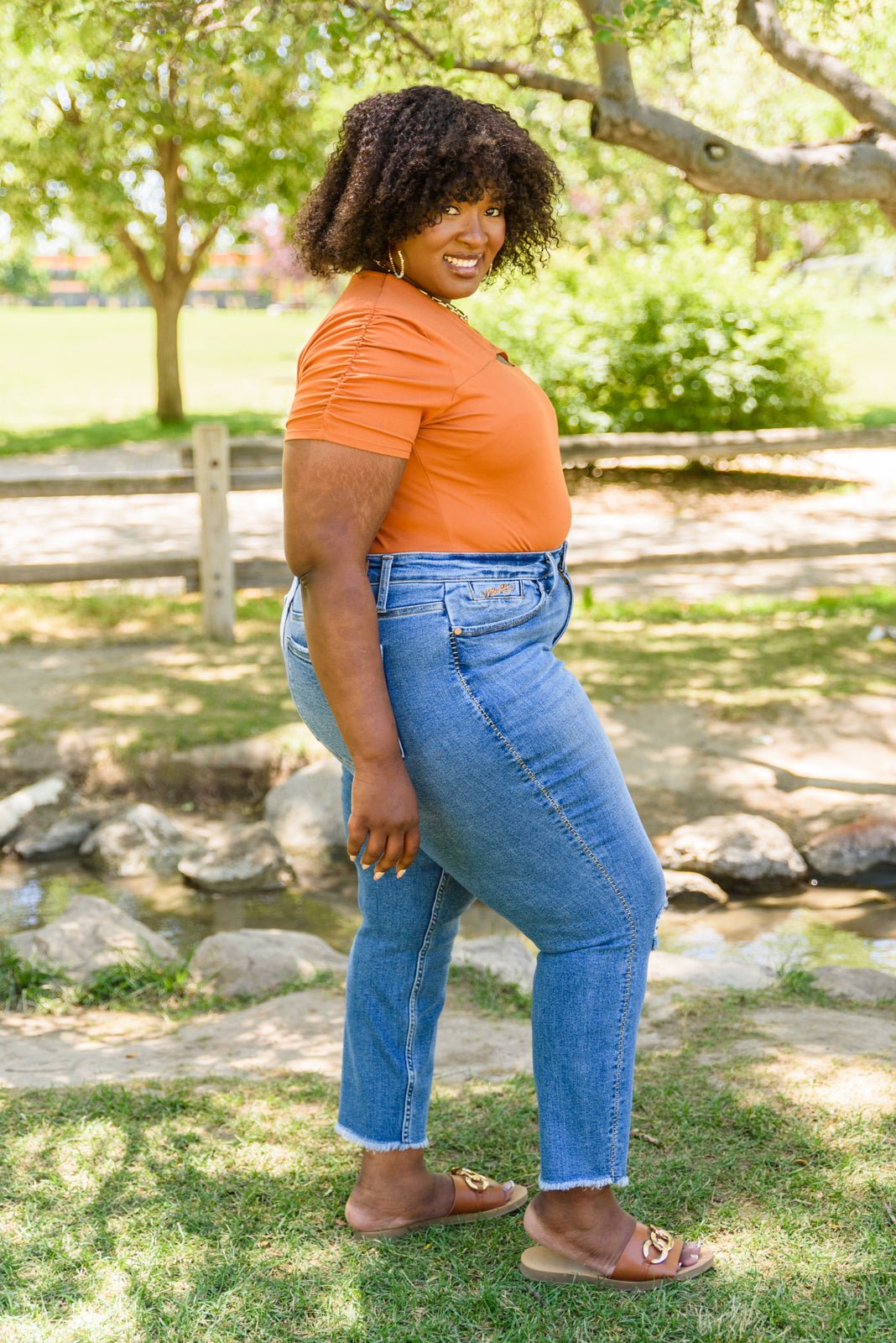 Howdy Embroidery Boyfriend Jeans - Driftwood Boutique