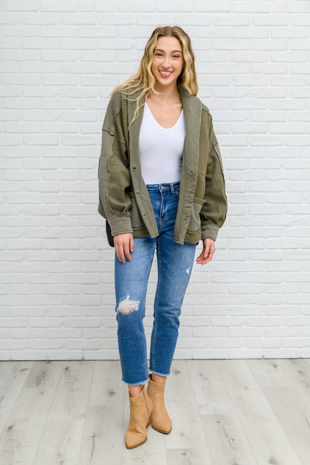 Howdy Embroidery Boyfriend Jeans - Driftwood Boutique