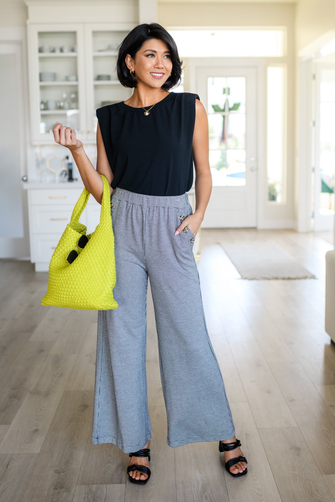 Juke Box Hero Shoulder Pad Top - Driftwood Boutique