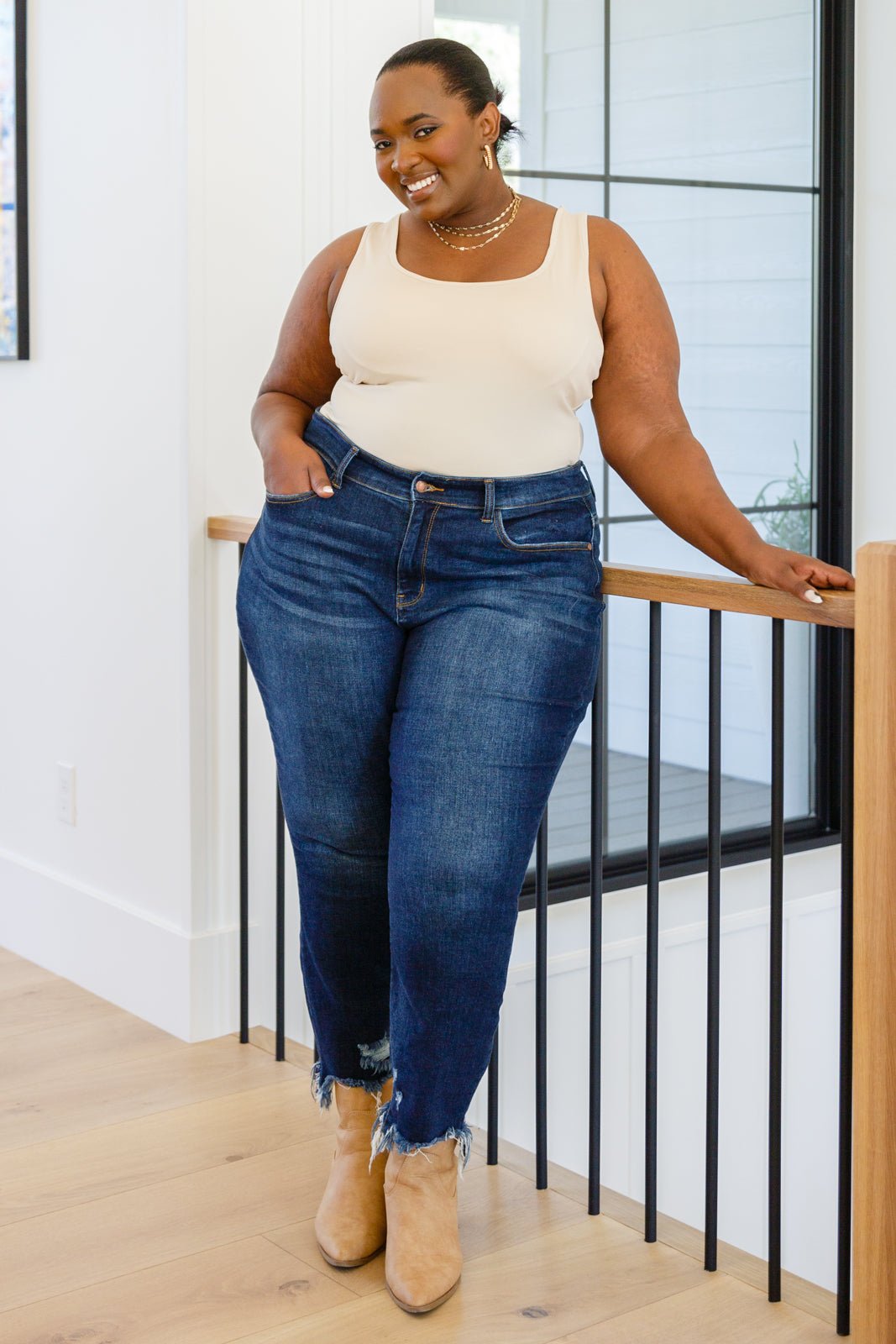 Keep Me Around Bodysuit in Beige - Driftwood Boutique