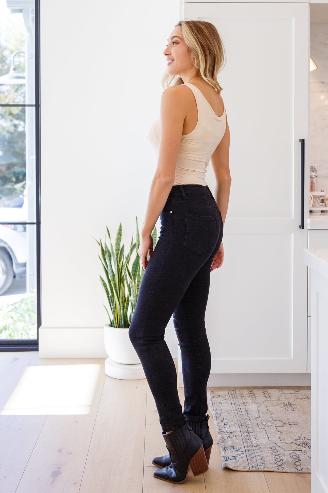 Keep Me Around Bodysuit in Beige - Driftwood Boutique