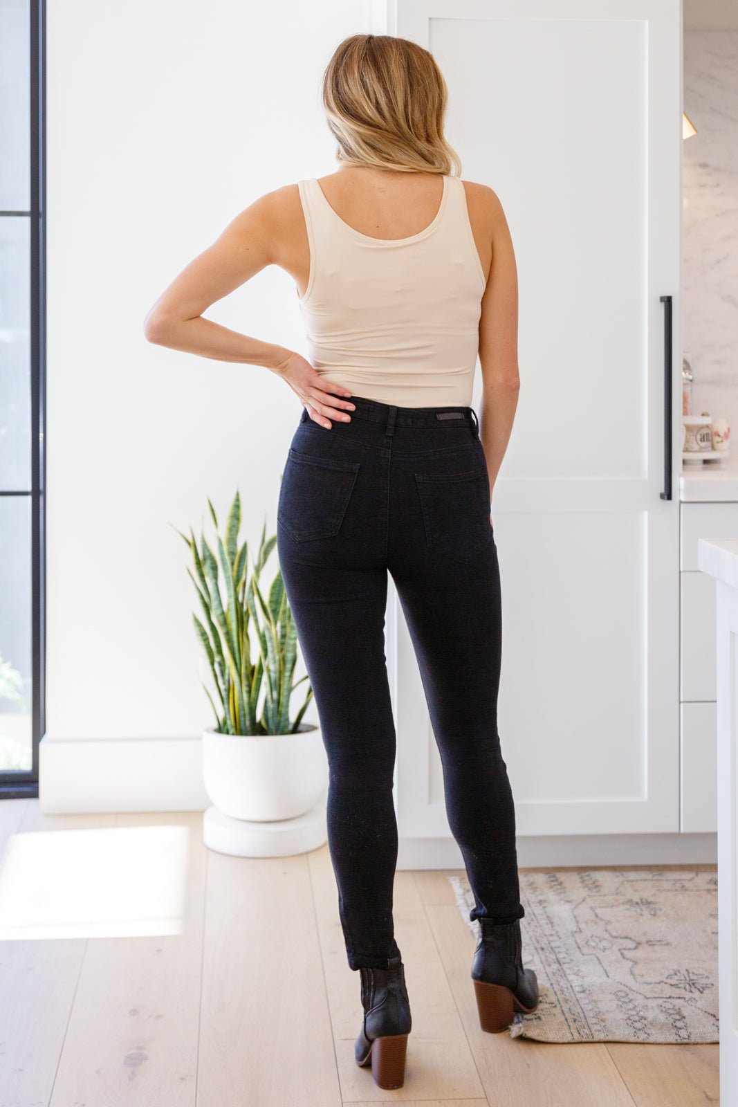 Keep Me Around Bodysuit in Beige - Driftwood Boutique