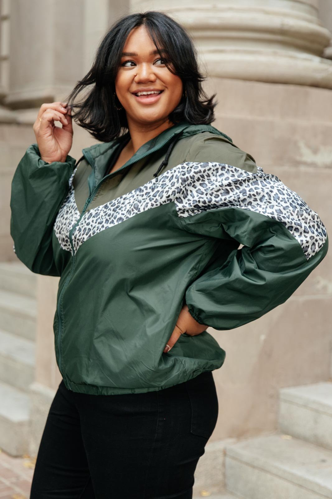 Make Your Move Windbreaker in Olive - Driftwood Boutique