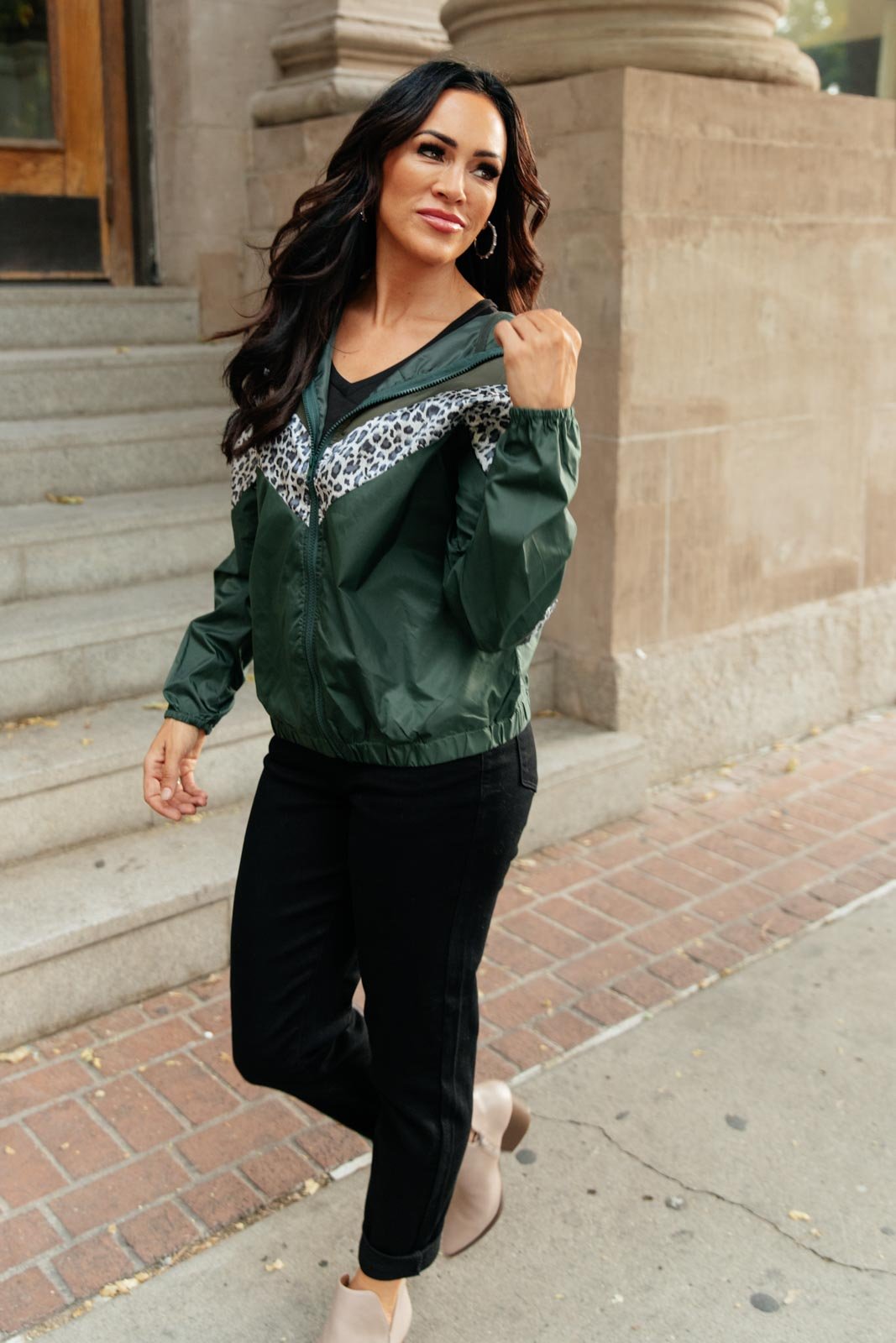 Make Your Move Windbreaker in Olive - Driftwood Boutique