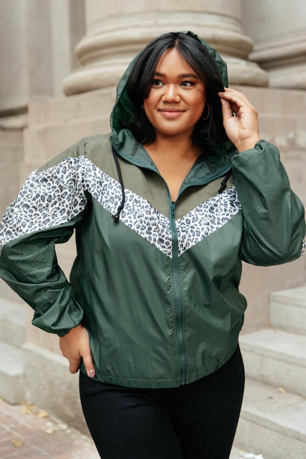 Make Your Move Windbreaker in Olive - Driftwood Boutique