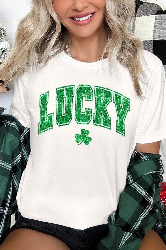 Lucky Me Short Sleeve Graphic Tee