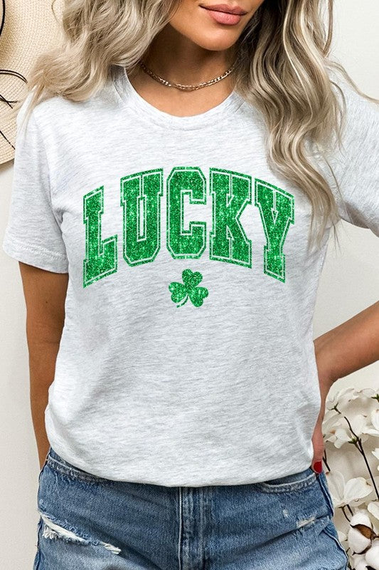 Lucky Me Short Sleeve Graphic Tee