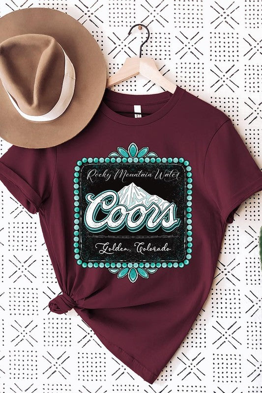 Coors Rocky Mountain Western Graphic Tee