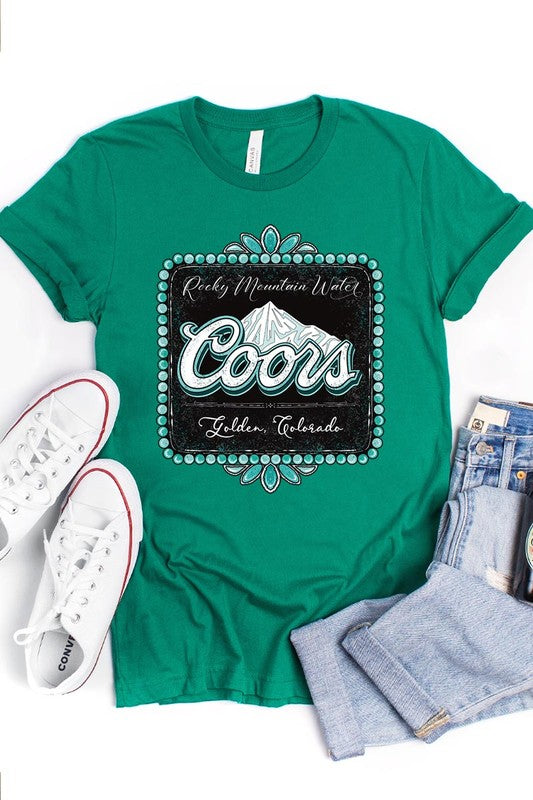 Coors Rocky Mountain Western Graphic Tee