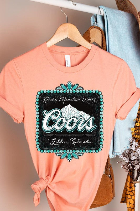 Coors Rocky Mountain Western Graphic Tee