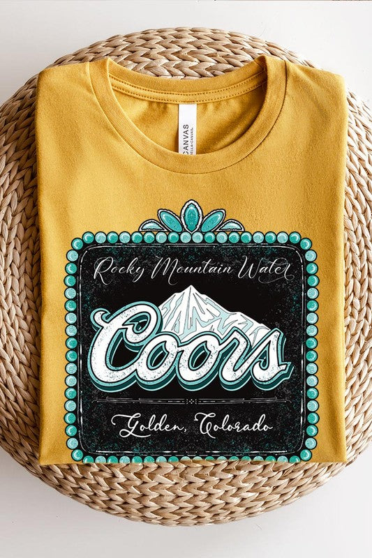 Coors Rocky Mountain Western Graphic Tee