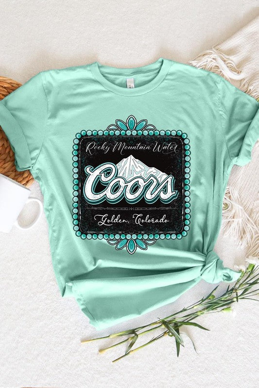 Coors Rocky Mountain Western Graphic Tee