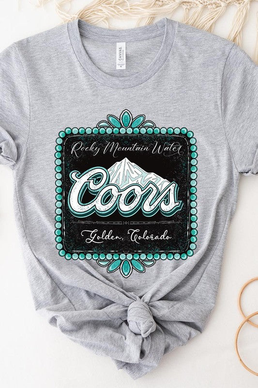 Coors Rocky Mountain Western Graphic Tee