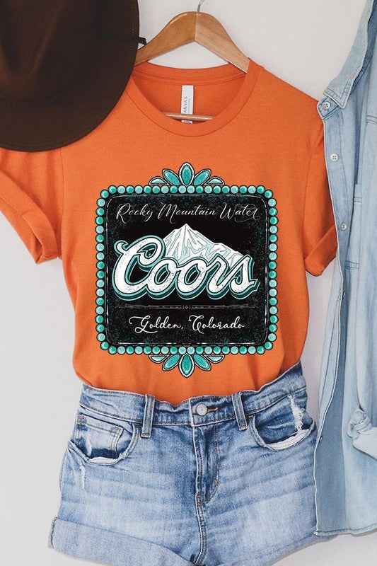 Coors Rocky Mountain Western Graphic Tee