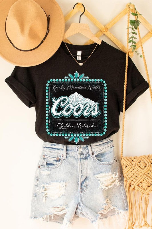 Coors Rocky Mountain Western Graphic Tee