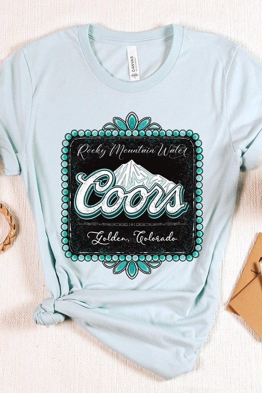 Coors Rocky Mountain Western Graphic Tee