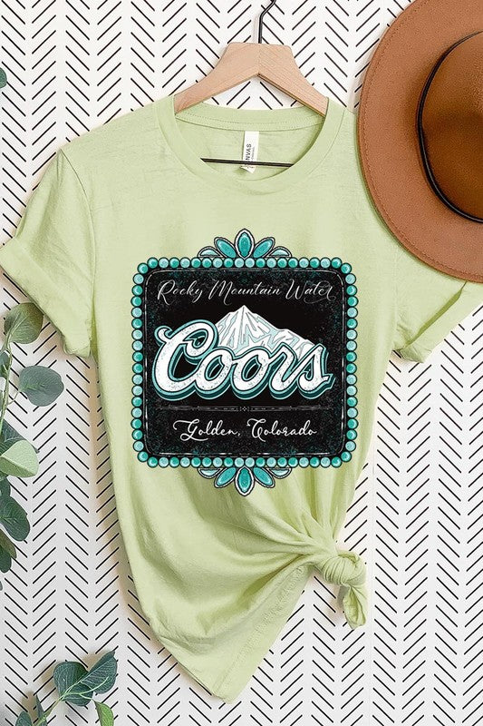 Coors Rocky Mountain Western Graphic Tee