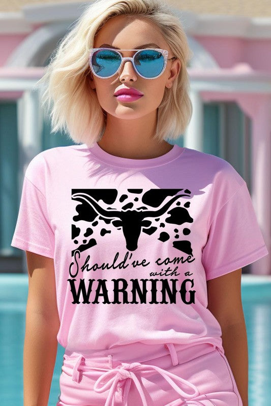 With A Warning Western Graphic Tee