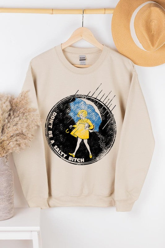 Salty B Graphic Fleece Sweatshirt